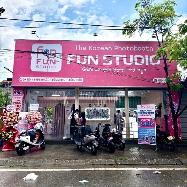 Cửa hàng photobooth Fun Studio tại Quảng ninh