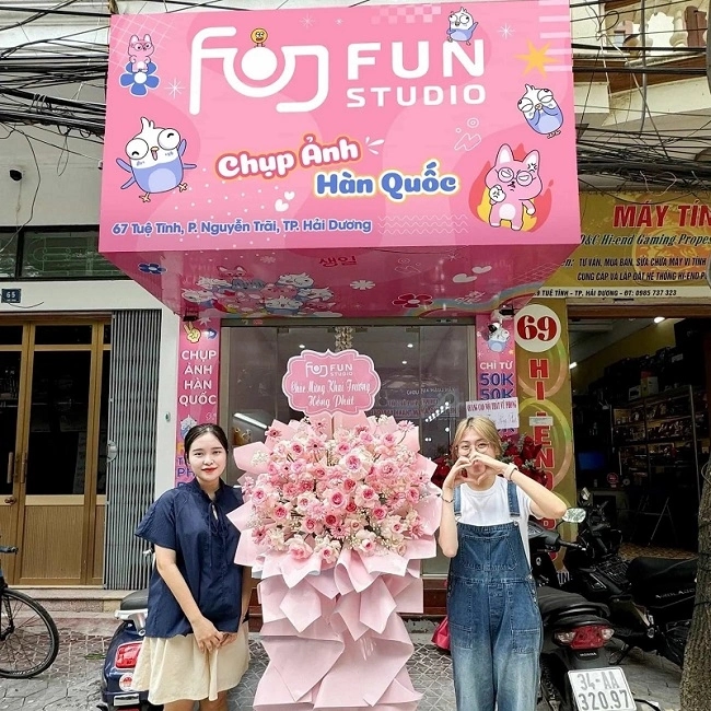 Cửa hàng photobooth Fun Studio tại Hải Phòng