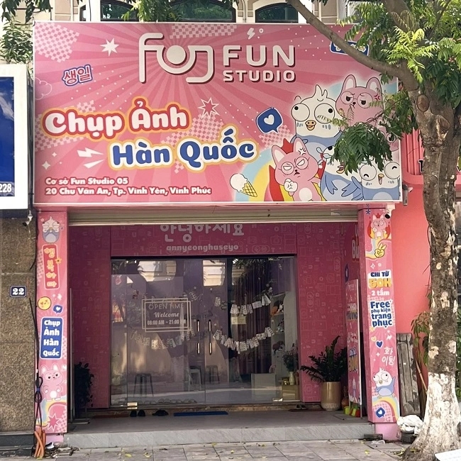 Cửa hàng photobooth Fun Studio tại Phú Thọ
